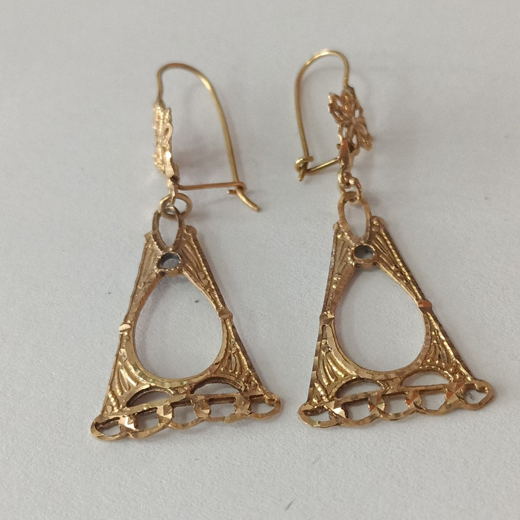 ARETES PAR ORO 10 K 2.6 GRMS (SEMINUEVO)