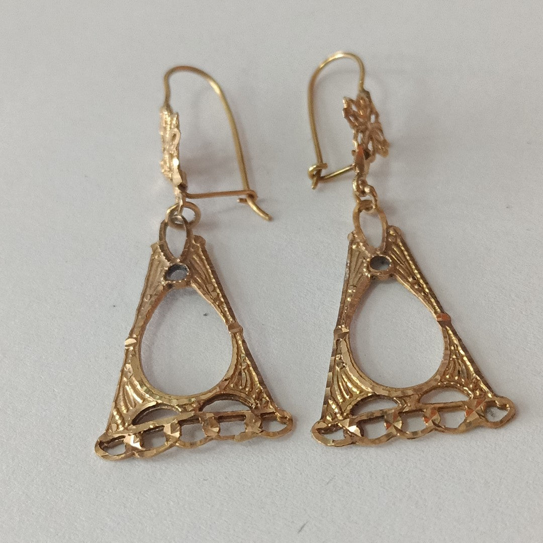 ARETES PAR ORO 10 K 2.6 GRMS (SEMINUEVO)