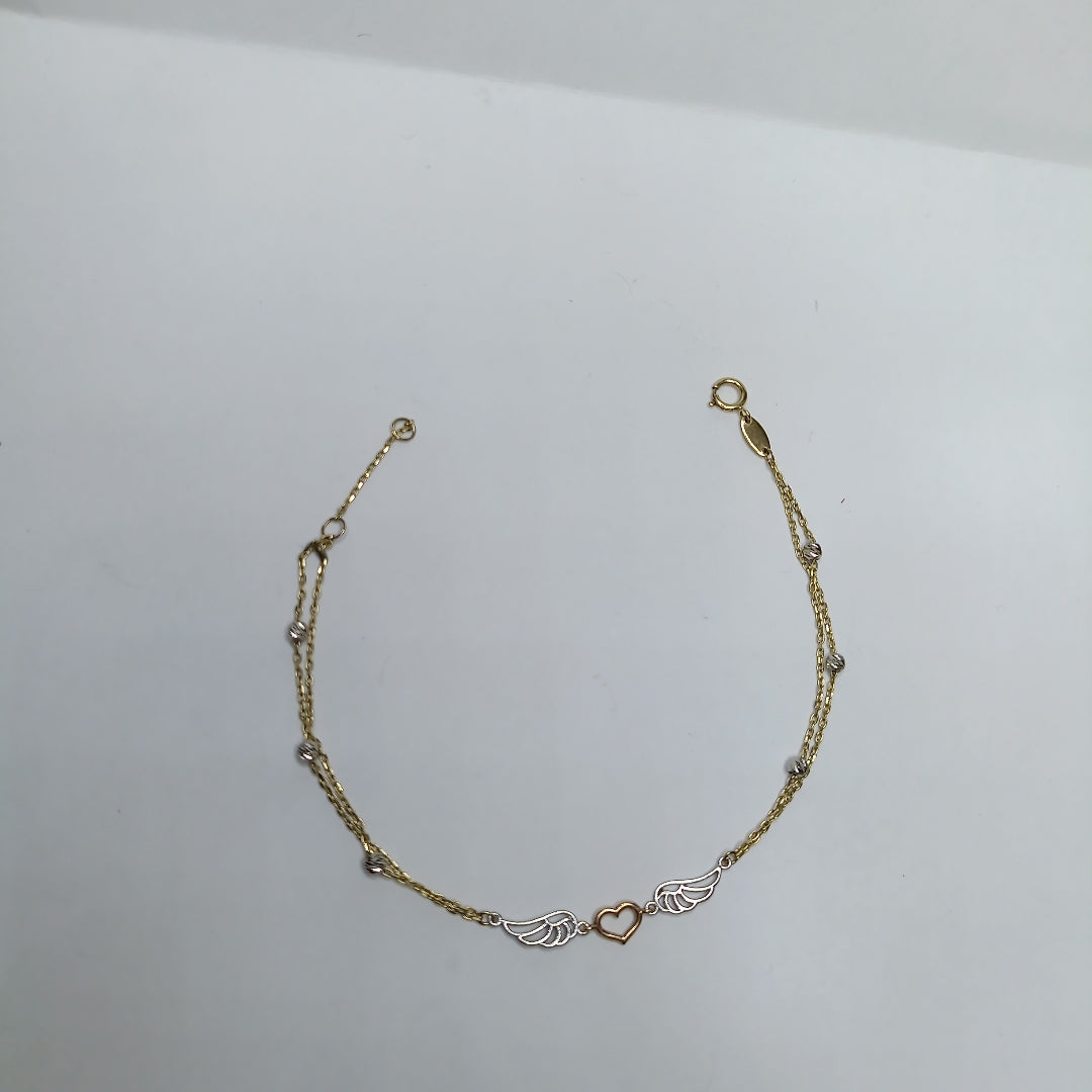 PULSERA ORO,ORO COMBINADO 10 K 1,40 GRMS (SEMINUEVO)