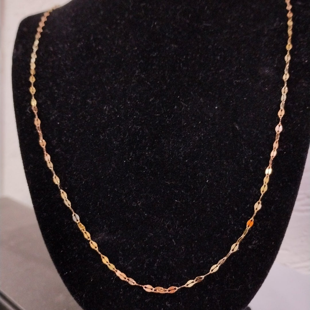 CADENA ORO COMBINADO 10 K 1,10 GRMS (SEMINUEVO)