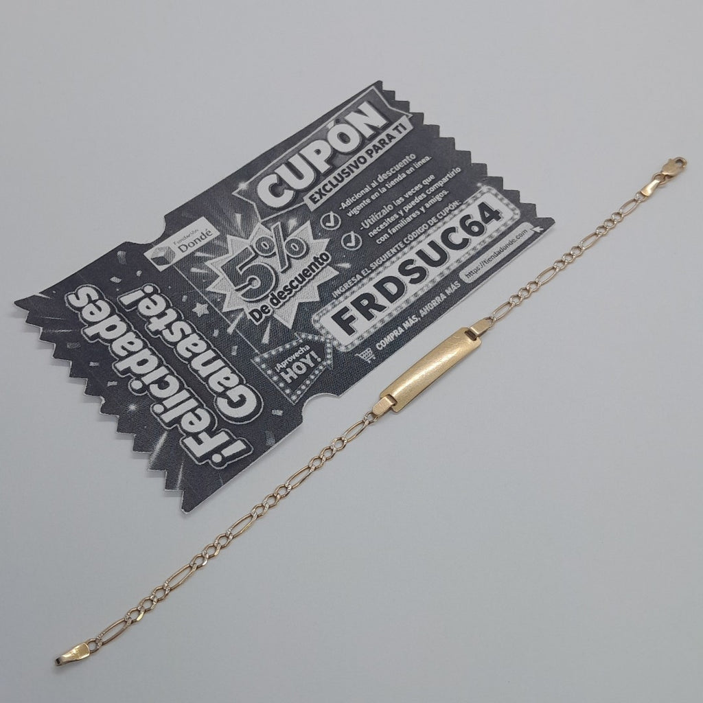 ESCLAVA ORO 14 K 2.8 GRMS (SEMINUEVO)