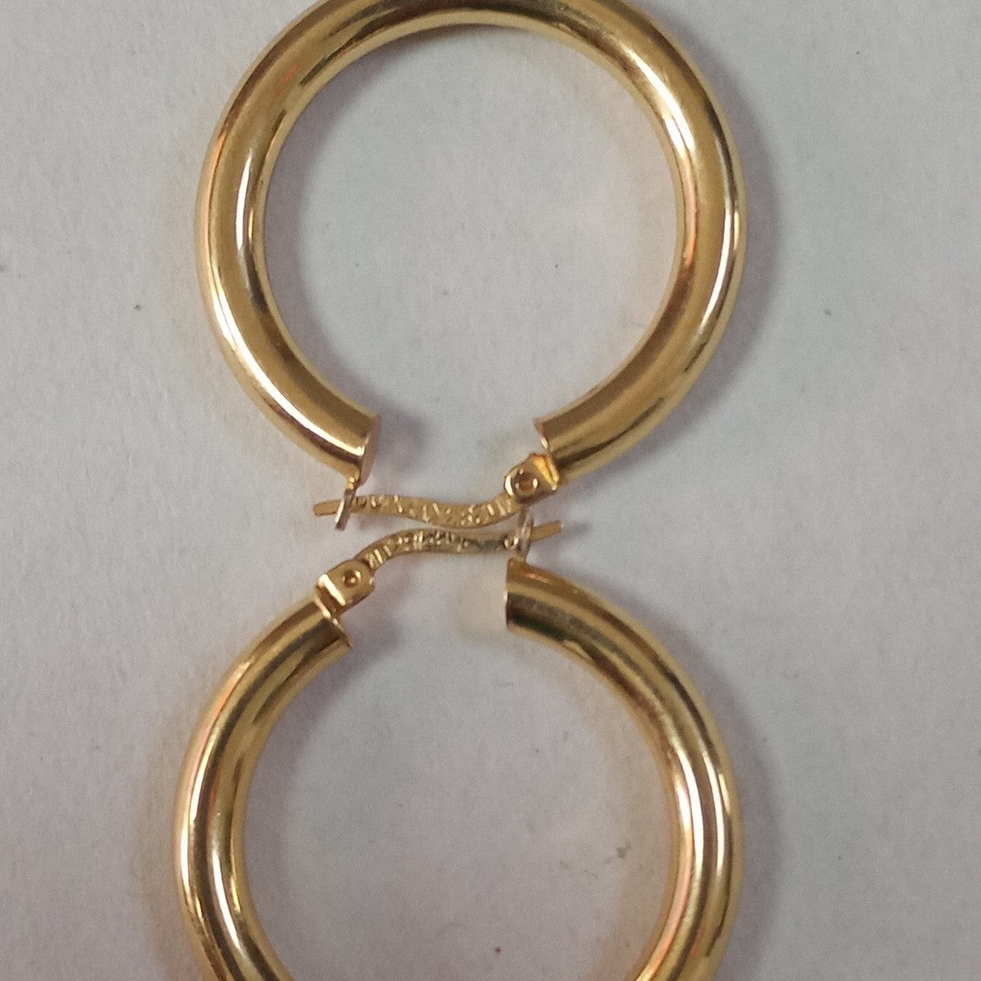 ARRACADAS PAR ORO 14 K 4.7 GRMS (SEMINUEVO)