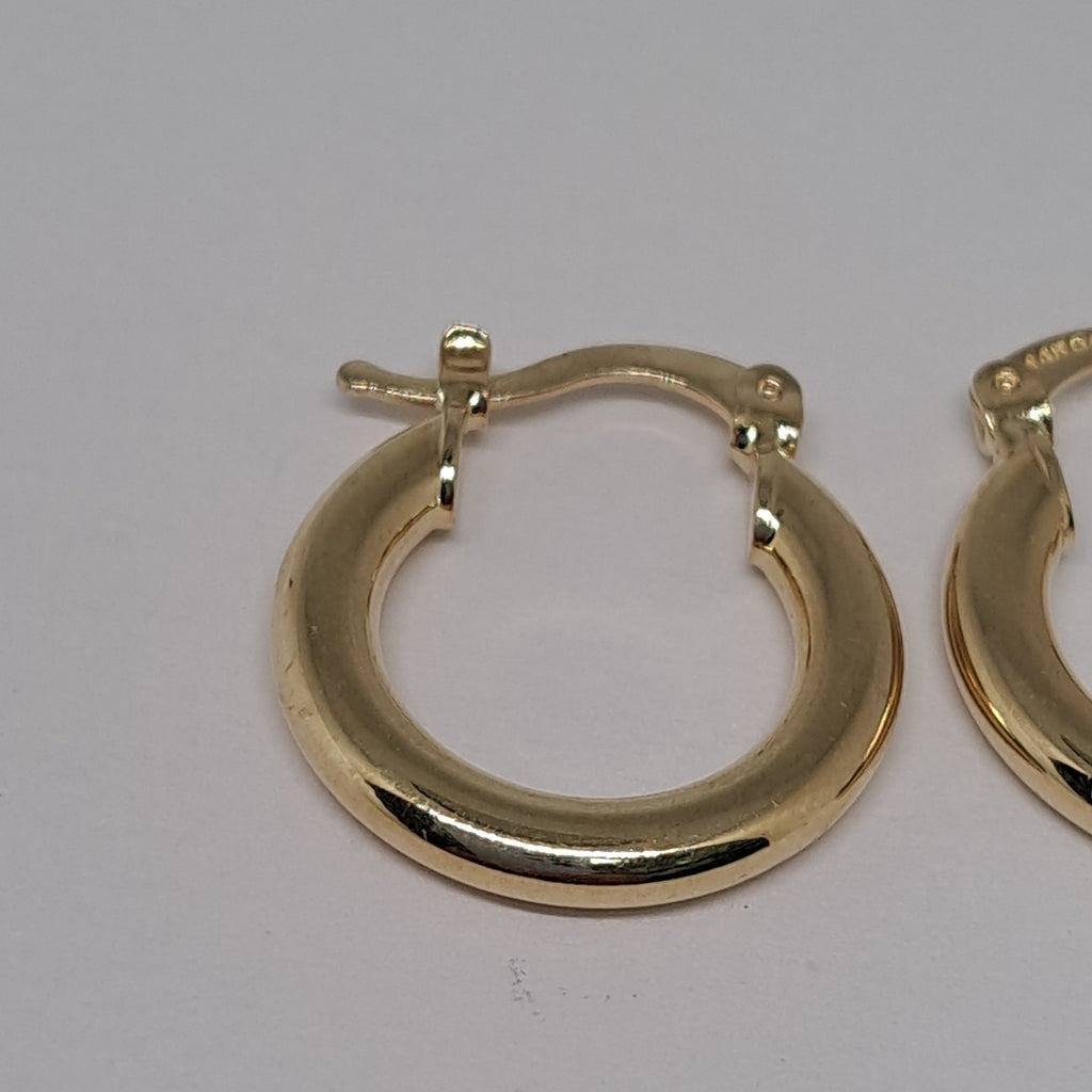 ARETES ARRACADAS 14K 1.6 GR (NUEVO)