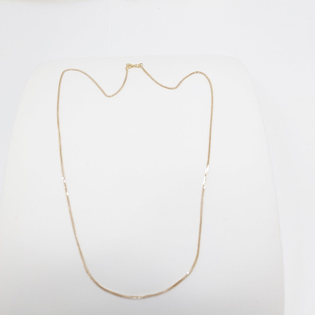 CADENA ORO, RODIADO 14 K 2.3 GRMS (SEMINUEVO)
