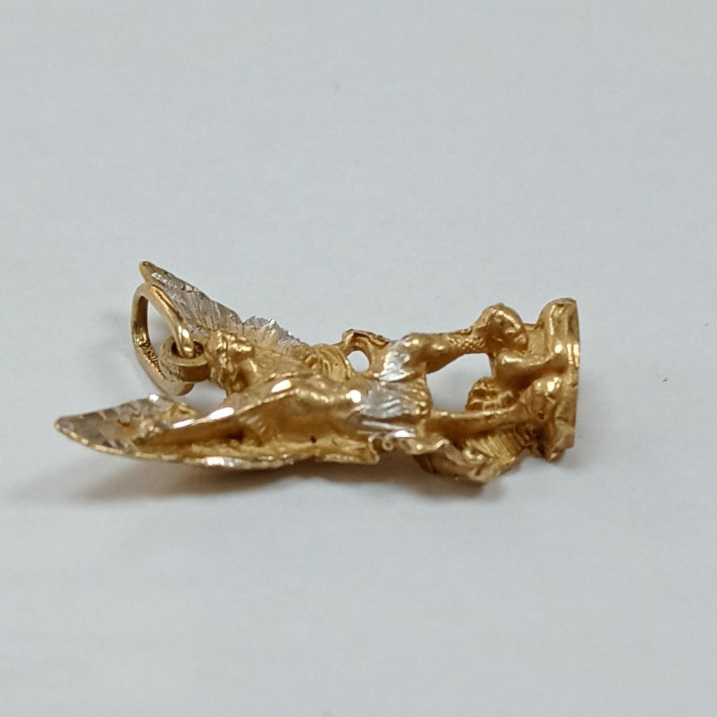 DIJE ORO, RODIADO 14 K 3.2 GRMS (SEMINUEVO)