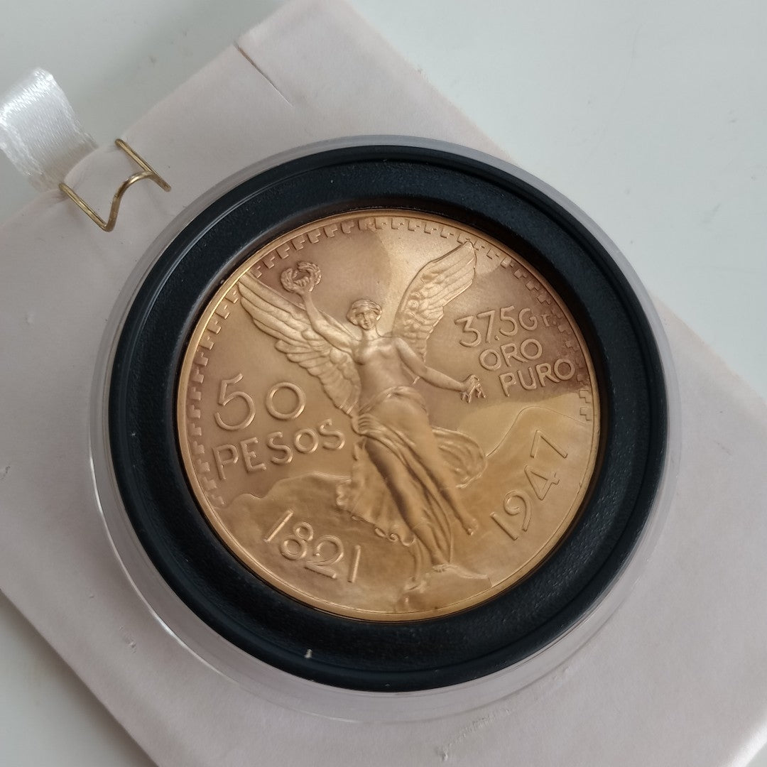 K1 41.6 GRMS 21 K IDENTIFICACIÓN MONEDA NOMINATIVA MONEDAS PESOS 50 PESOS (SEMINUEVO)
