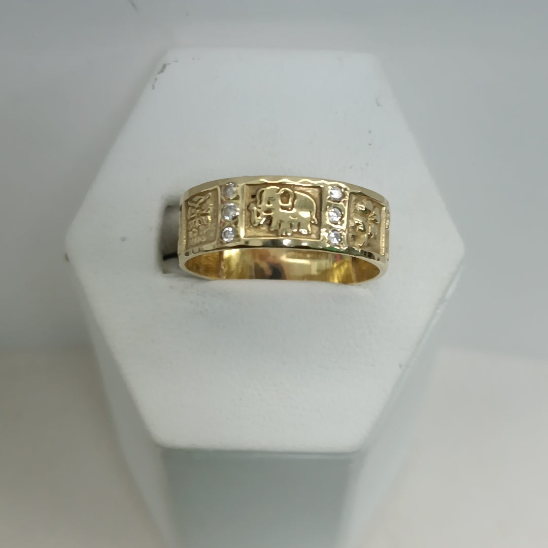 ARGOLLA DE LA SUERTE ORO 14 K 4,00 GRMS (SEMINUEVO)