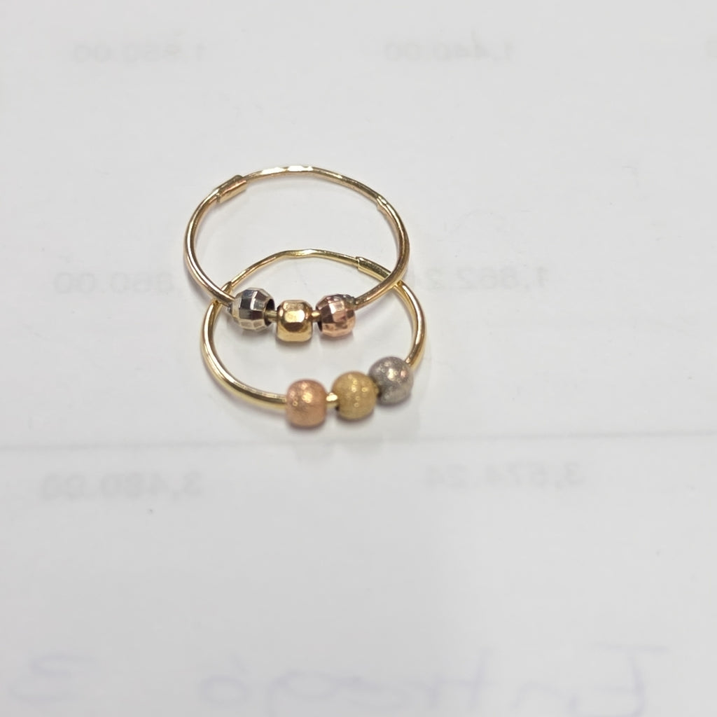 ARRACADAS PAR ORO 10 K 0.8 GRMS (SEMINUEVO)