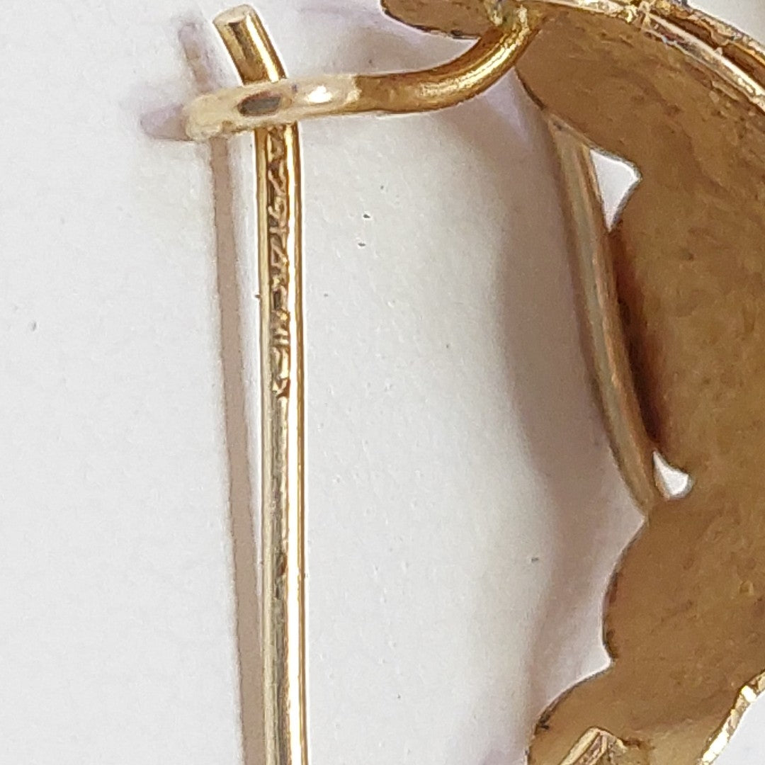 ARETES PAR ORO 14 K 2.4 GRMS (SEMINUEVO)