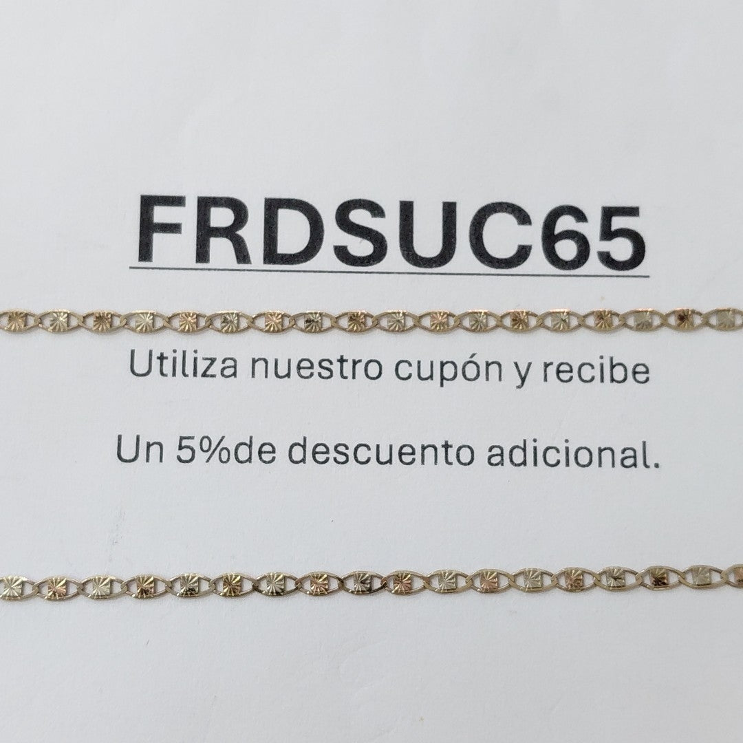 CADENA ORO 10 K 2,60 GRMS (SEMINUEVO)