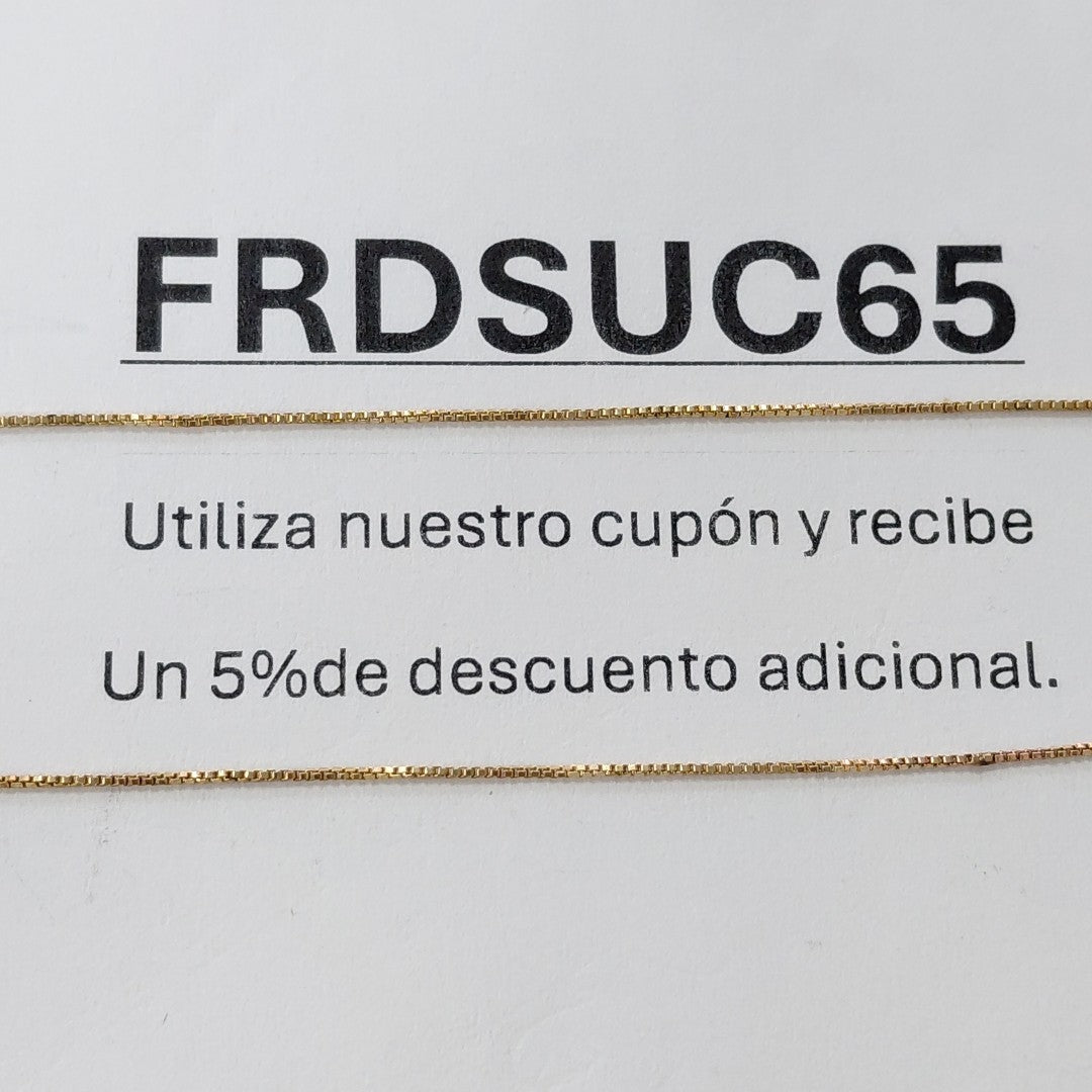 CADENA ORO 10 K 1,70 GRMS (SEMINUEVO)