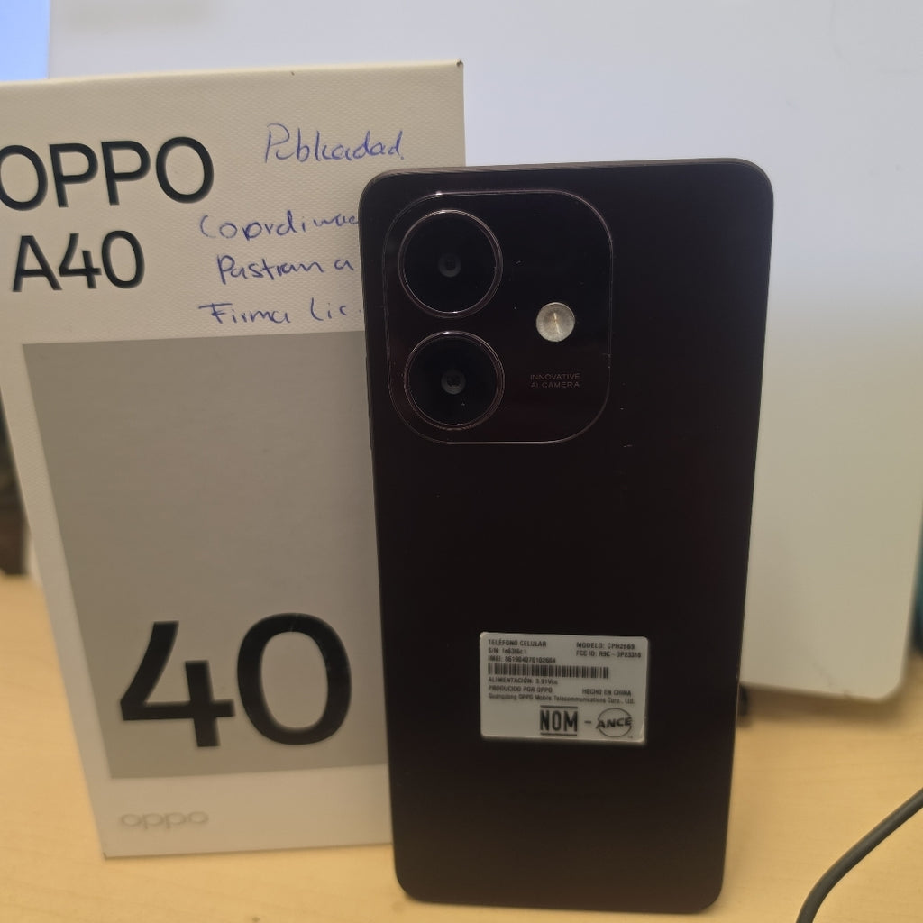 CELULAR OPPO A40 CPH2669 (2024) 256 GB 4 GB RAM (SEMINUEVO)