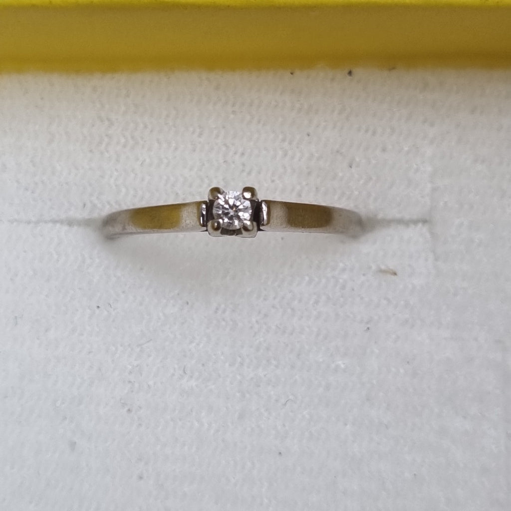 ANILLITO ORO,ORO BLANCO 14 K 1,40 GRMS (SEMINUEVO)