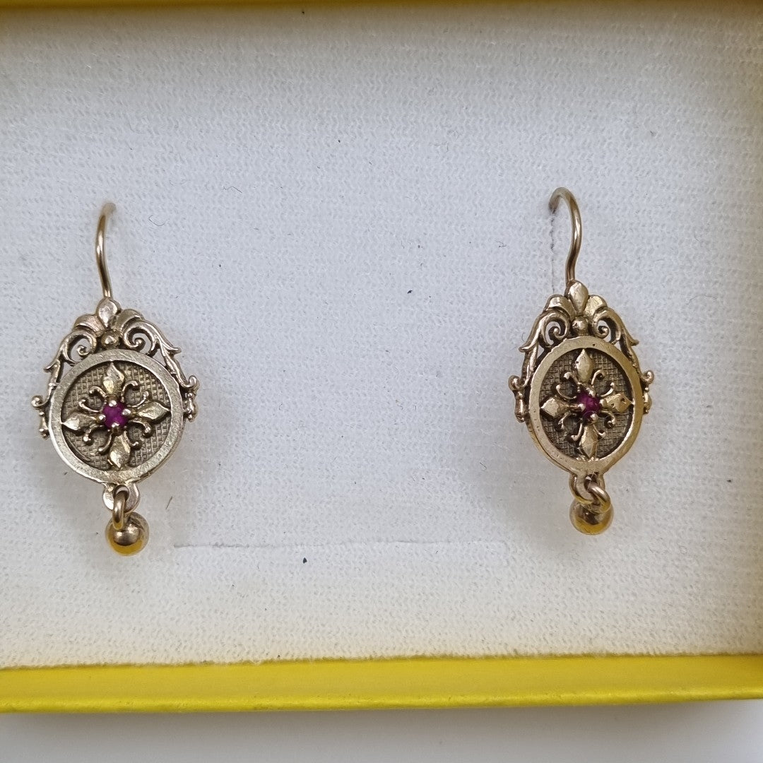 ARETES PAR ORO 10 K 3,50 GRMS (SEMINUEVO)