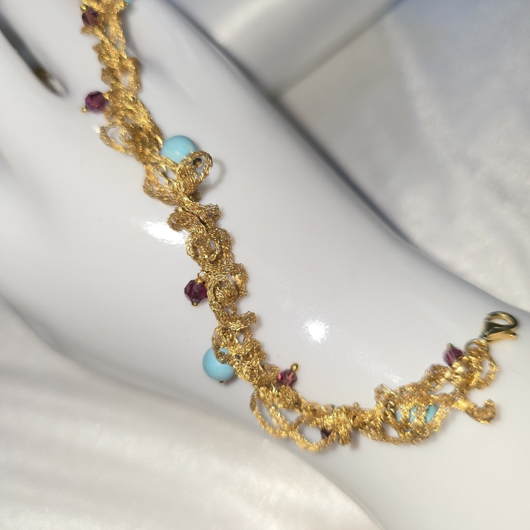 PULSERA, PULSERA RIGIDA ORO 14 K 6.5 GRMS (SEMINUEVO)
