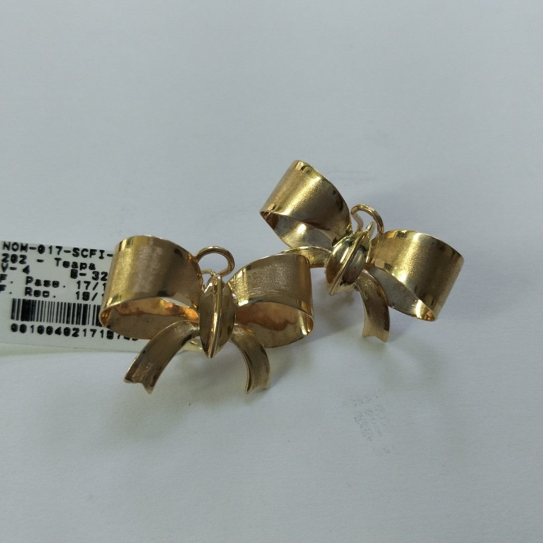 ARETES PAR ORO 10 K 8,40 GRMS (SEMINUEVO)