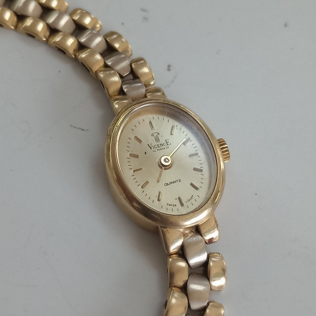 RELOJ CAJA Y PULSO ORO ORO 10 K 19.6 GRMS (SEMINUEVO)