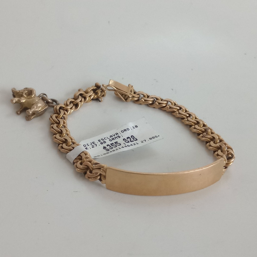 DIJE,ESCLAVA ORO 18 K 27,80 GRMS (SEMINUEVO)