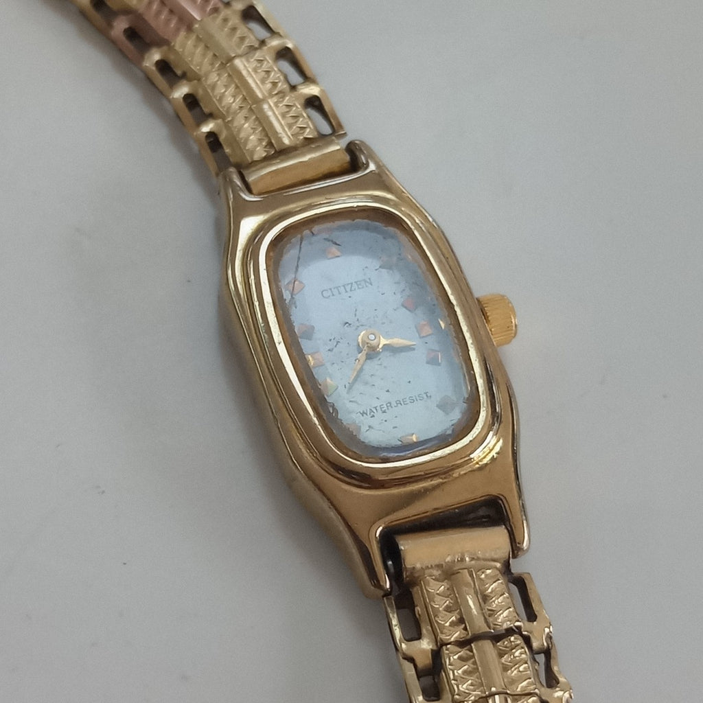 RELOJ CAJA ACERO PULSO ORO ORO 10 K 14.4 GRMS (SEMINUEVO)