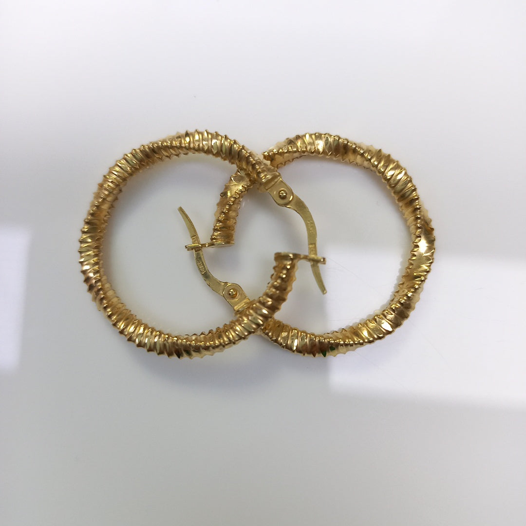 ARRACADAS PAR ORO 14 K 2.2 GRMS (SEMINUEVO)