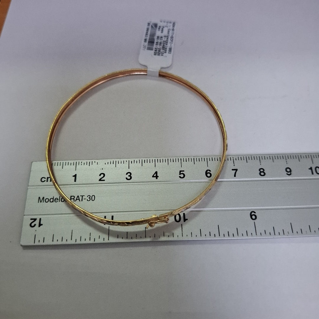 PULSERA RIGIDA ORO 14 K 4,20 GRMS (SEMINUEVO)