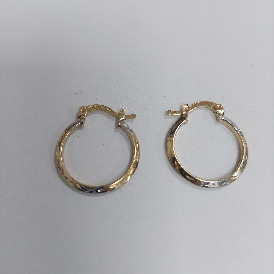 ARRACADAS PAR ORO 10 K 1.6 GRMS (SEMINUEVO)