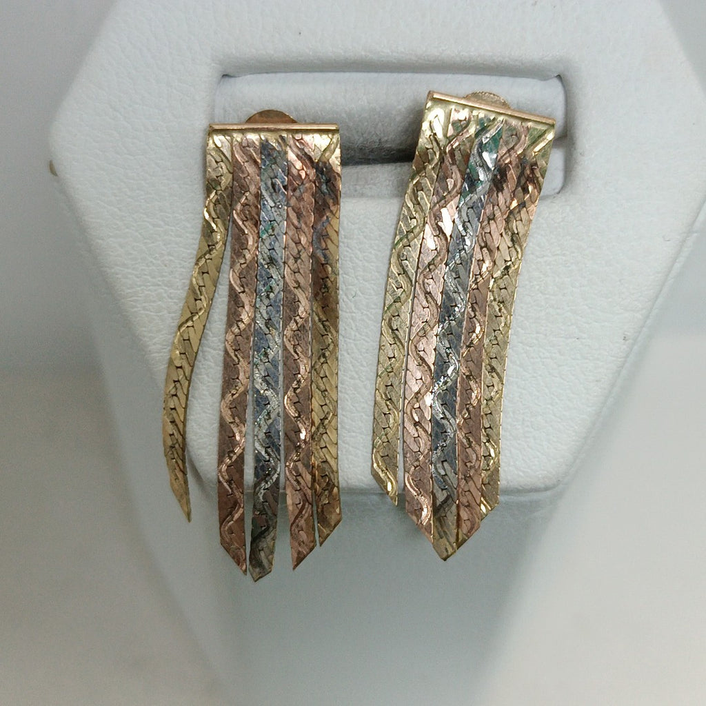 ARETES PAR ORO 14 K 2,20 GRMS (SEMINUEVO)