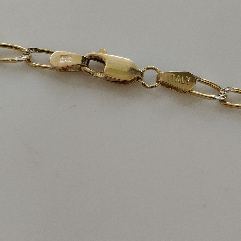 CADENA ORO, RODIADO 14 K 8.9 GRMS (SEMINUEVO)