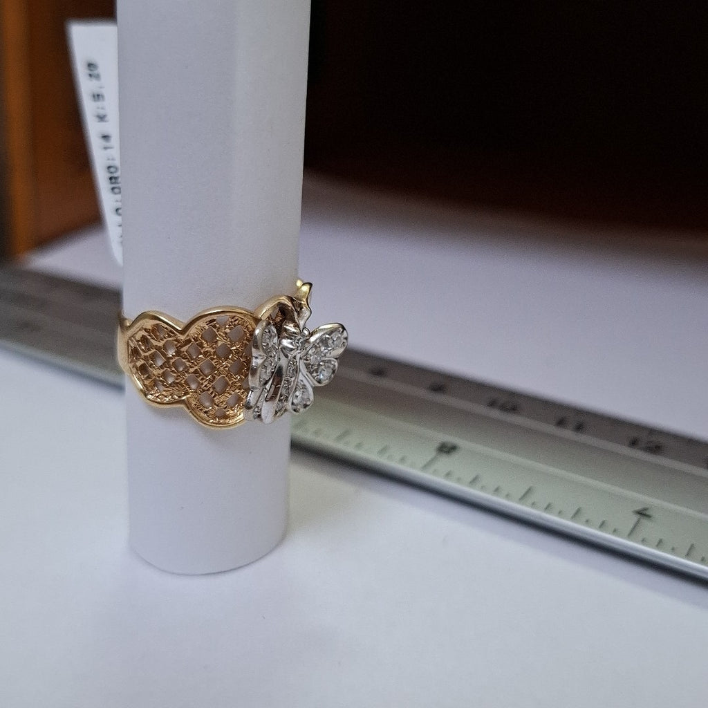 ANILLO ORO 14 K 5,20 GRMS (SEMINUEVO)