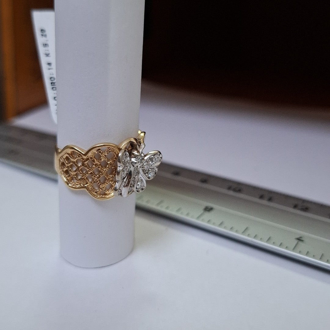 ANILLO ORO 14 K 5,20 GRMS (SEMINUEVO)