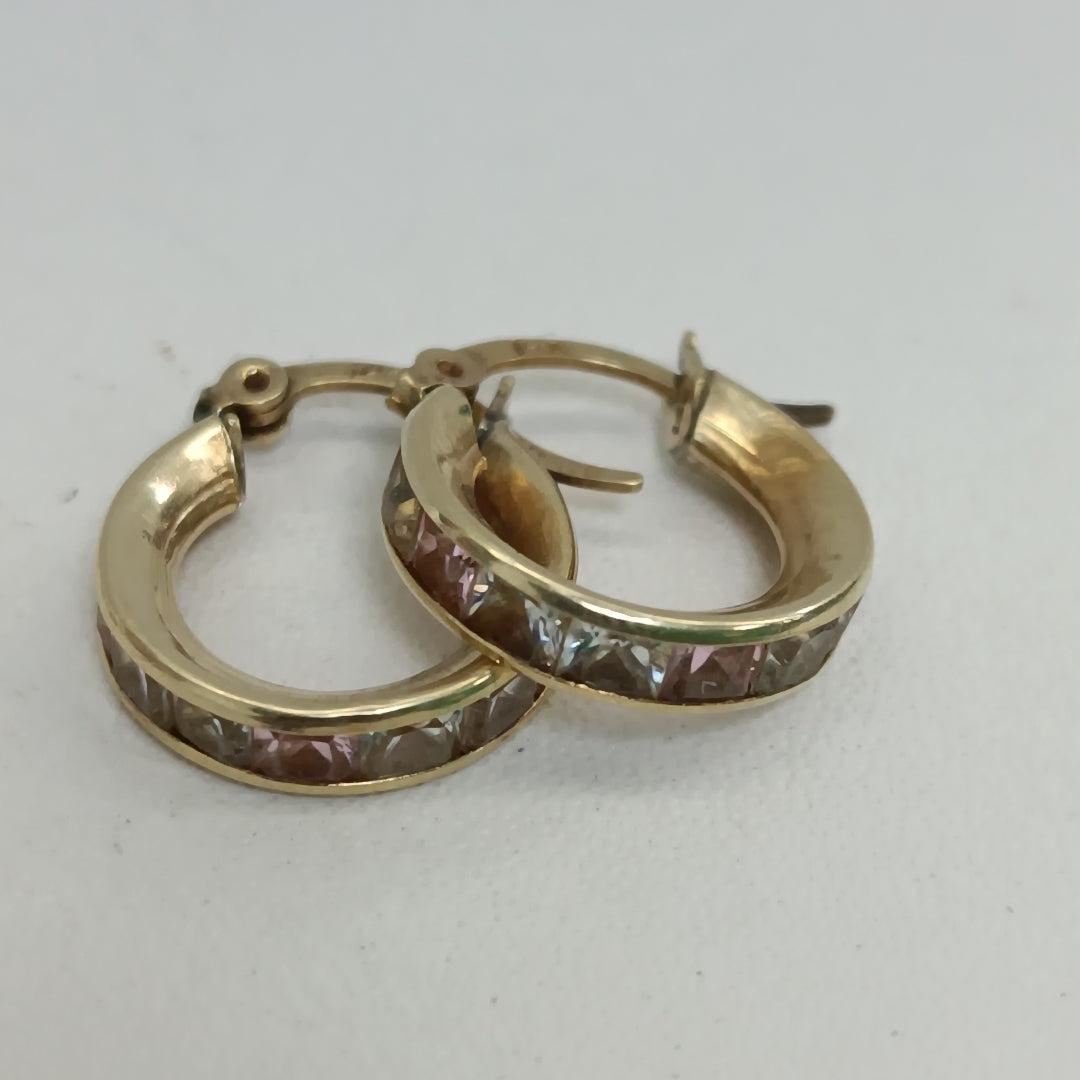 ARRACADAS PAR ORO 14 K 2,50 GRMS (SEMINUEVO)