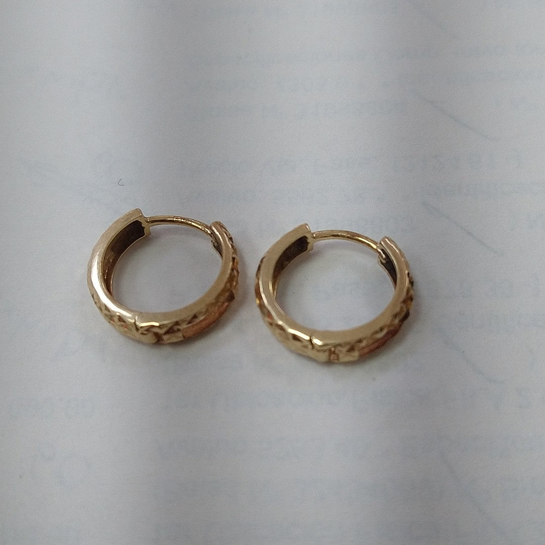 ARRACADAS PAR ORO 14 K 2.1 GRMS (SEMINUEVO)