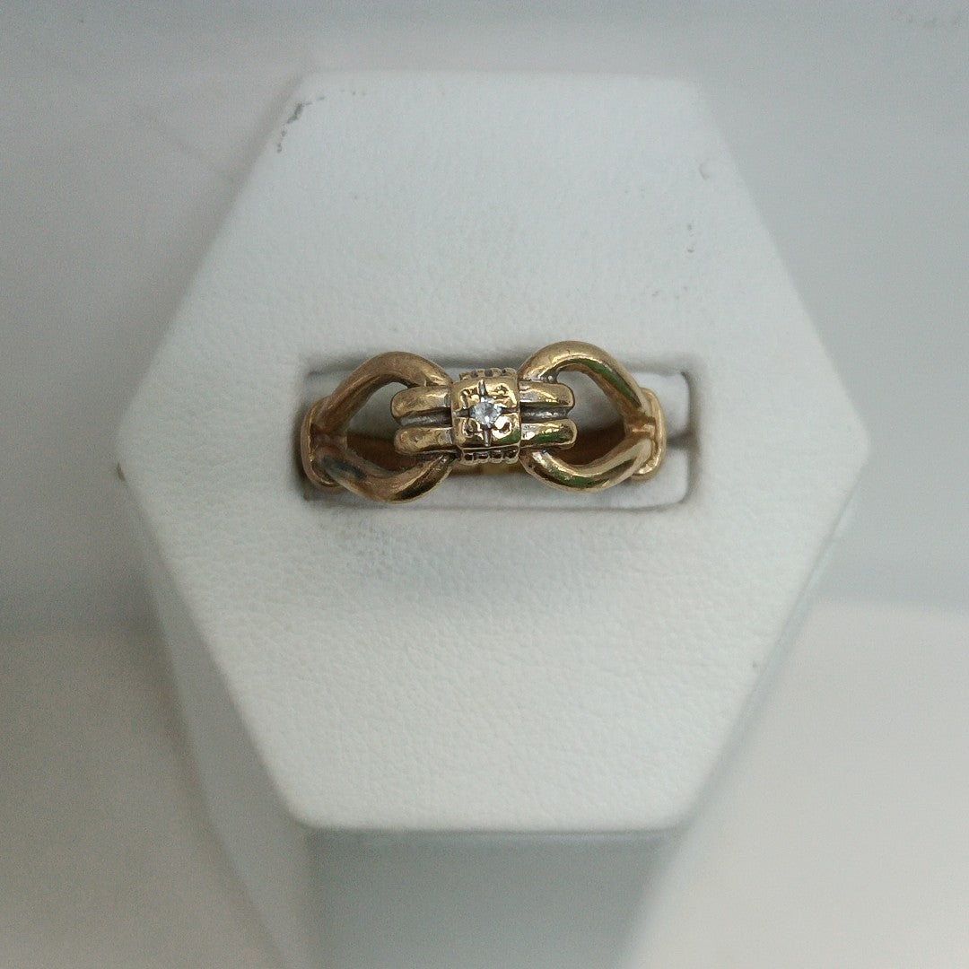 ANILLO ORO 10 K 3,70 GRMS (SEMINUEVO)
