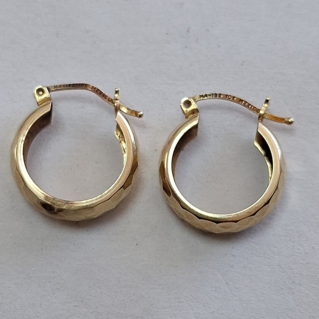 ARRACADAS PAR ORO 10 K 1.9 GRMS (SEMINUEVO)