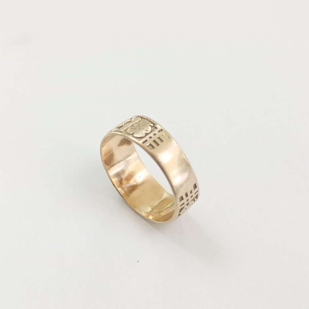 ARGOLLA DE LA SUERTE ORO 8 K 3.2 GRMS (SEMINUEVO)