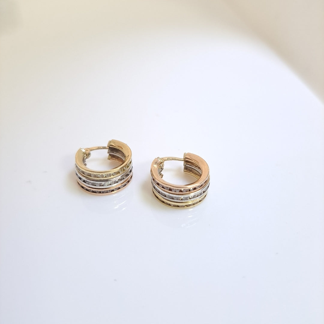 ARRACADAS PAR ORO 10 K 2,60 GRMS (SEMINUEVO)