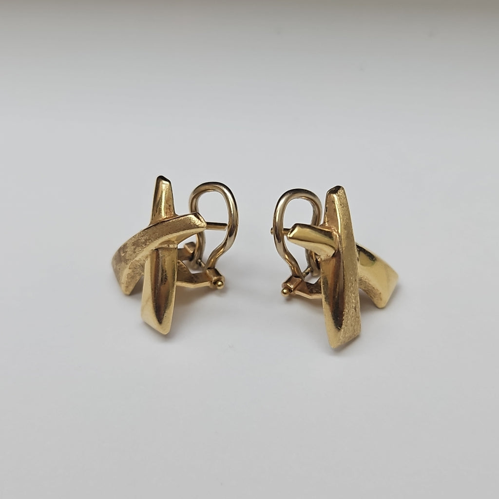 ARETES PAR ORO 14 K 3,90 GRMS (SEMINUEVO)