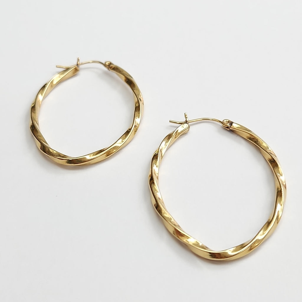 ARRACADAS PAR ORO 14 K 3.2 GRMS (SEMINUEVO)
