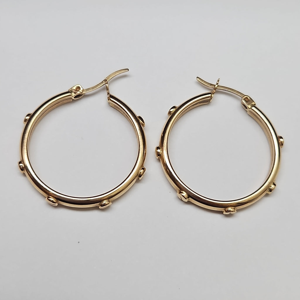 ARRACADAS PAR ORO 14 K 3,40 GRMS (SEMINUEVO)
