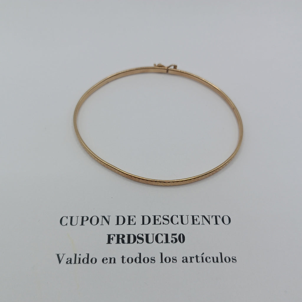 PULSERA RIGIDA ORO 10 K 3,20 GRMS (SEMINUEVO)