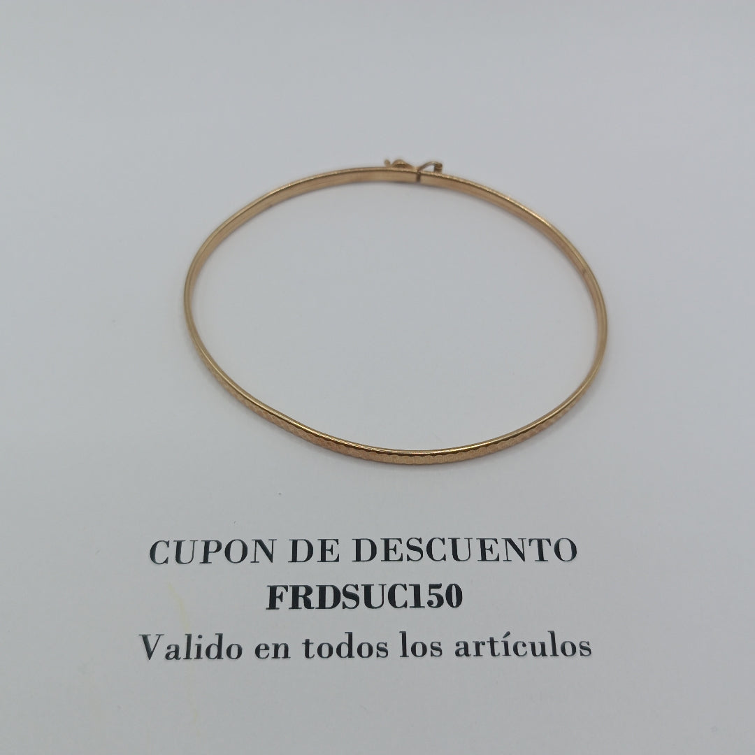 PULSERA RIGIDA ORO 10 K 3,20 GRMS (SEMINUEVO)