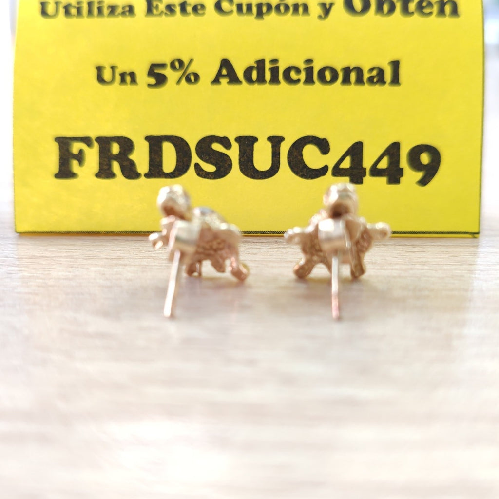 BROQUELES PAR ORO 14 K 3.1 GRMS (SEMINUEVO)