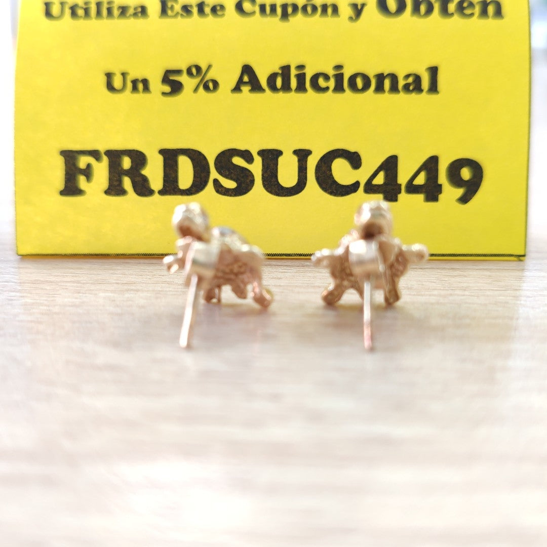 BROQUELES PAR ORO 14 K 3.1 GRMS (SEMINUEVO)