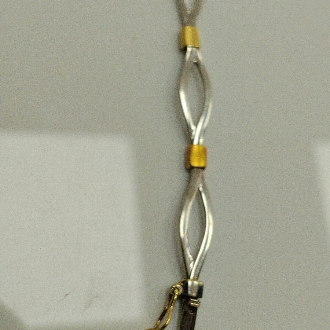 PULSERA ORO, ORO BLANCO 14 K 7 GRMS (SEMINUEVO)