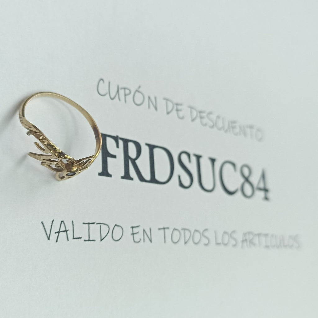 ANILLO ORO 10 K 1,20 GRMS (SEMINUEVO)
