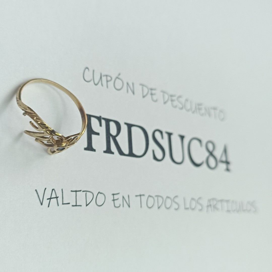ANILLO ORO 10 K 1,20 GRMS (SEMINUEVO)