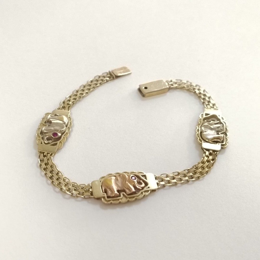 PULSERA ORO 14 K 7.7 GRMS (SEMINUEVO)