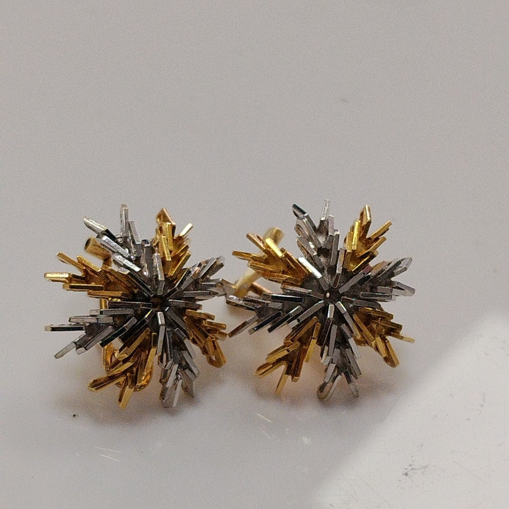 BROQUELES PAR ORO,ORO COMBINADO 14 K 7,30 GRMS (SEMINUEVO)