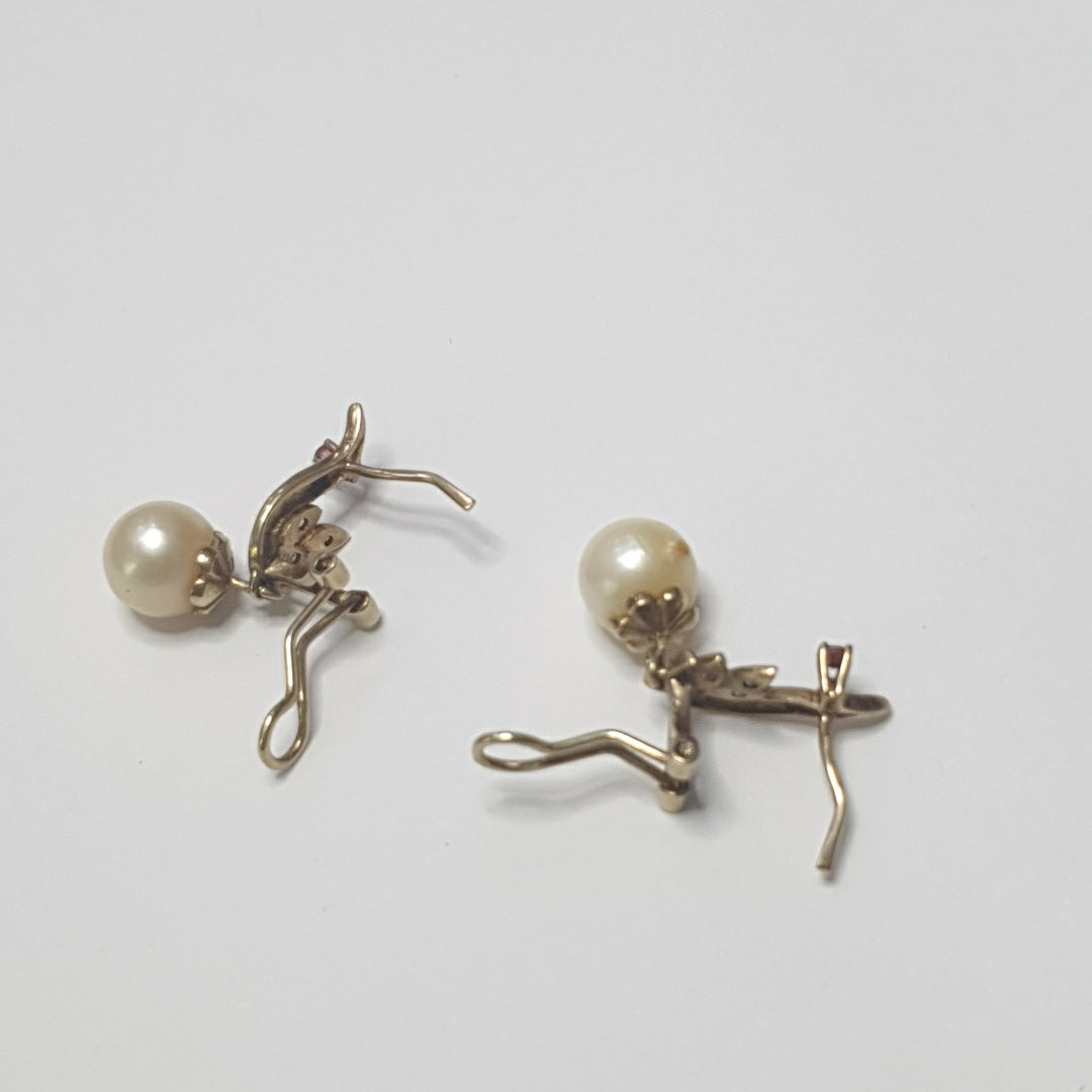 BROQUELES PAR ORO 8 K 3,30 GRMS (SEMINUEVO)