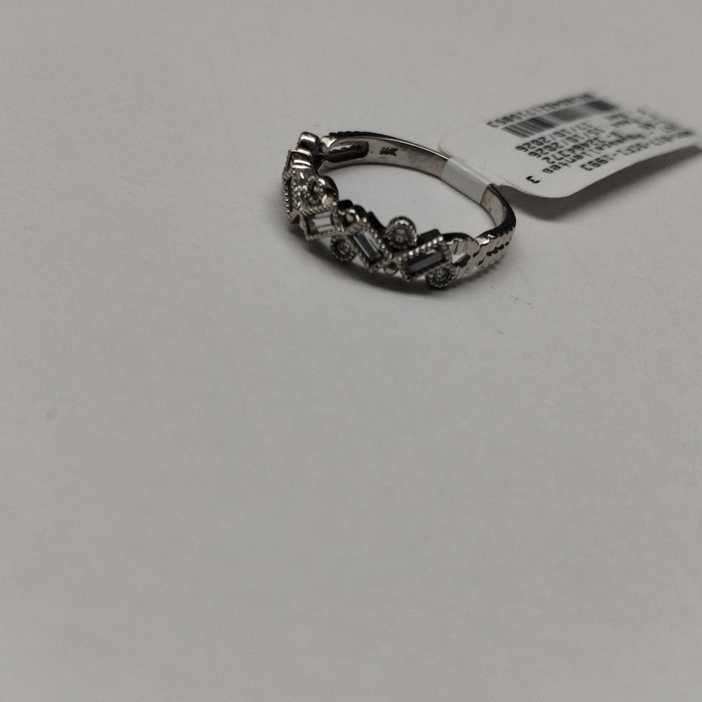 ANILLO ORO BLANCO 14 K 2,60 GRMS (SEMINUEVO)